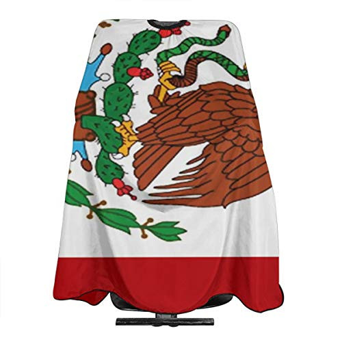 Mexican Flag -2- Pattern Hairdresser Hair Stylist Haircut Cover Salon Barbering Cape Shop Accessories Styling Cutting Kit Professional Cloth Women Men Adult