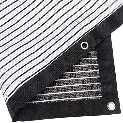 WZHIJUN Sunblock Shade Cloth Shade Sails 75 percent Black and White Sunscreen Shading Net Used for Outdoor Balcony Patio Buttonhole 10 Sizes -Color - A, Size - 0.9x1m- WZHIJUN Sunblock Shade Cloth Shade Sails 75 percent Black and White Sunscreen Shading Net Used for Outdoor Balcony Patio Buttonhole 10 Sizes -Color - A, Size - 0.9x1m-