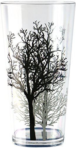 Corelle Coordinates by Reston Lloyd Timber Shadows Acrylic Tumbler Glasses, 19-Ounce, Set of 6