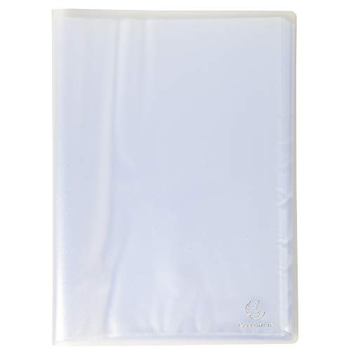 Exacompta 277402 A4 Chroma Polypropylene Folder with 40 Pockets - Assorted Colours