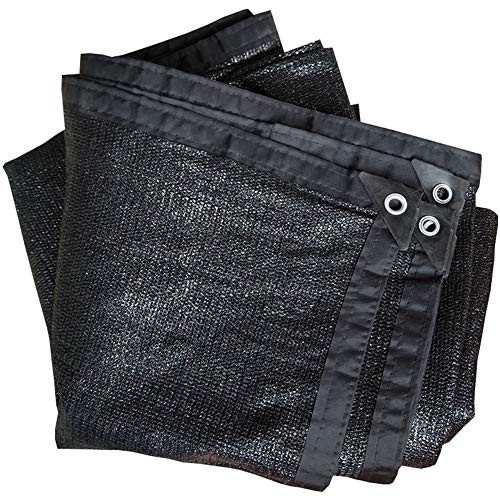WZHIJUN Sunblock Shade Cloth Shade Sails 95 percent Black Sunscreen Shade Cloth Anti-UV Used for Family Balcony Breeding Patio, 23 Size -Color - Black, Size - 2x3m-