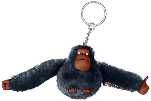 Kipling Monkeyclip S Womens Keyring, Blue -True Blue Tonal-, 4.5x5x4 Centimeters -B x H x T-