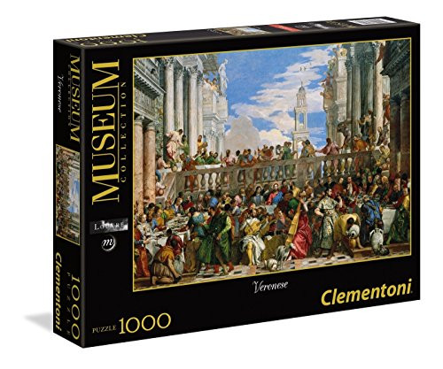 Clementoni Wedding at Cana 1000 Piece Paolo Veronese Museum Collection Jigsaw Puzzle