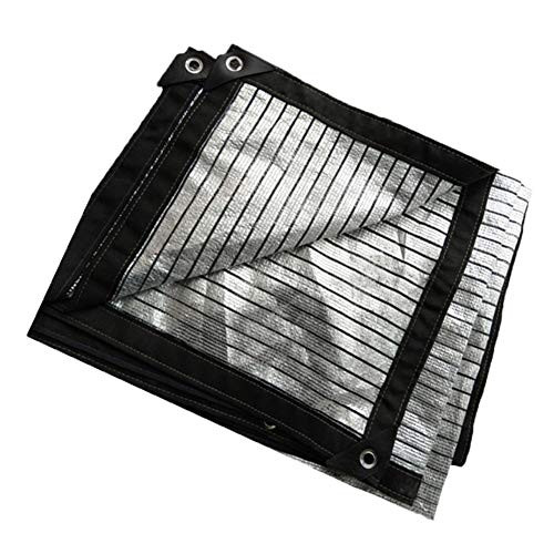 WUZMING-Shade Cloth Shading Net Metal Buttonhole Plant Shadow Breathable Anti-UV Tear Resistance Aluminum Foil, 21 Sizes -Color - Silver, Size - 1x1m- WUZMING-Shade Cloth Shading Net Metal Buttonhole Plant Shadow Breathable Anti-UV Tear Resistance Aluminum Foil, 21 Sizes -Color - Silver, Size - 1x1m-