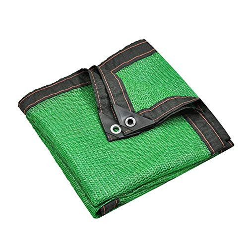 WZHIJUN Sunblock Shade Cloth Shade Sails 85 percent Green Sunscreen Shade Cloth Used for Balcony Terrace Outdoor Roof -Color - Green, Size - 3x3m-