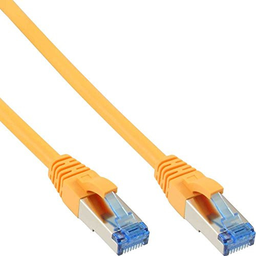 InLine 10 m Cat. 6 -A- STP/PIMF Network Cable  10 M Yellow Network Cable -10 m, RJ-45/RJ-45, Male/Male, Cat6, Yellow-
