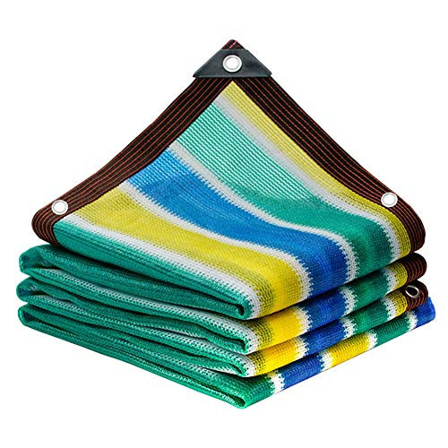 WZHIJUN Sunblock Shade Cloth Shade Sails 90 percent 4 Colors Stripe Sunscreen Shade Cloth Anti-UV Patio Roof Balcony Succulent Plants Shading Net, 24 Sizes -Color - A, Size - 2x3m- WZHIJUN Sunblock Shade Cloth Shade Sails 90 percent 4 Colors Stripe Sunscreen Shade Cloth Anti-UV Patio Roof Balcony Succulent Plants Shading Net, 24 Sizes -Color - A, Size - 2x3m-