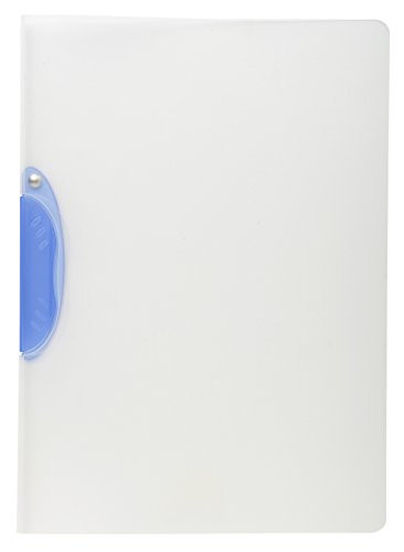 Exacompta A4 PP Presentation Folder, Blue Clip, Pack of 5
