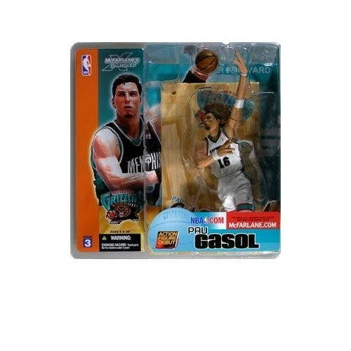 McFarlane Sportspicks- NBA Series 3 Pau Gasol -Chase Variant- Action Figure