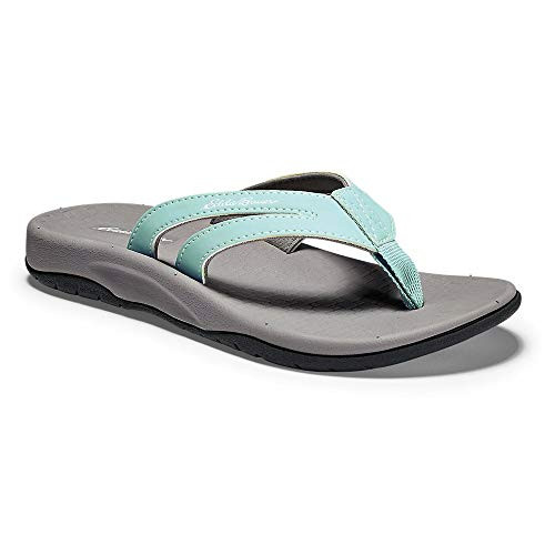 Eddie Bauer Women's Break Point Flip Flop, Water Regular 8M