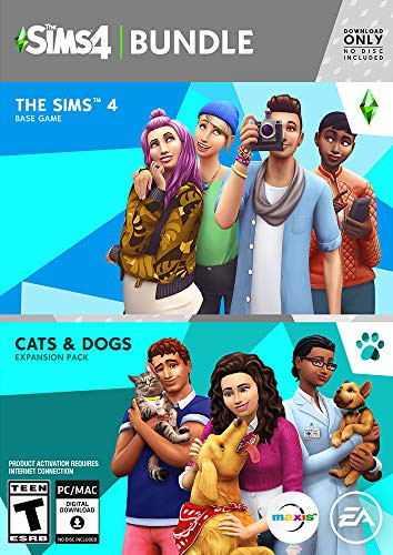 The Sims 4 - Plus Cats  and  Dogs Bundle -Online Game Code-