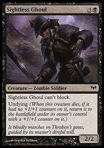 Magic- the Gathering - Sightless Ghoul -73- - Dark Ascension