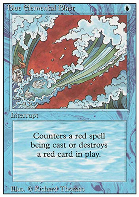 Magic- the Gathering - Blue Elemental Blast - Revised Edition