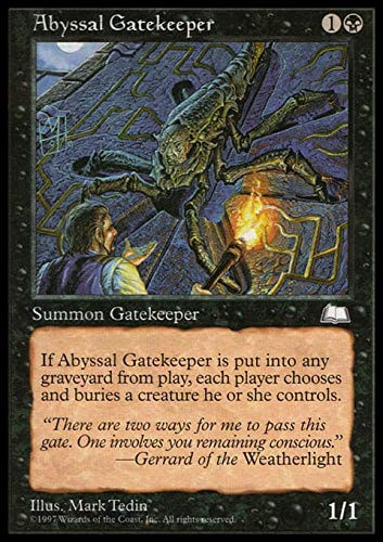 Magic- the Gathering - Abyssal Gatekeeper - Weatherlight