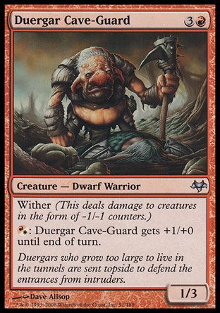 Magic- the Gathering - Duergar Cave-Guard - Eventide