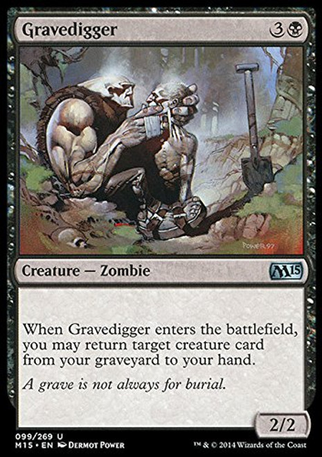 Magic The Gathering - Gravedigger -099/269- - Magic 2015