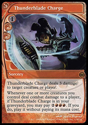 Magic- the Gathering - Thunderblade Charge - Future Sight