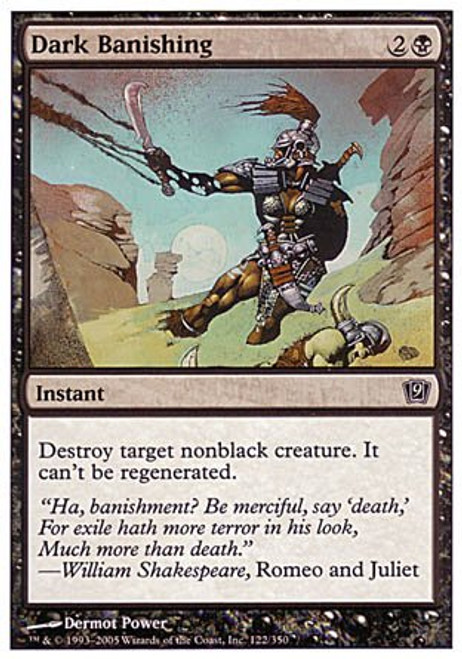 Magic The Gathering - Dark Banishing - Ninth Edition Magic The Gathering - Dark Banishing - Ninth Edition