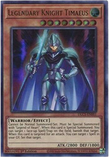 Legendary Knight Timaeus -Blue- - DLCS-EN001 - Ultra Rare - 1st Edition