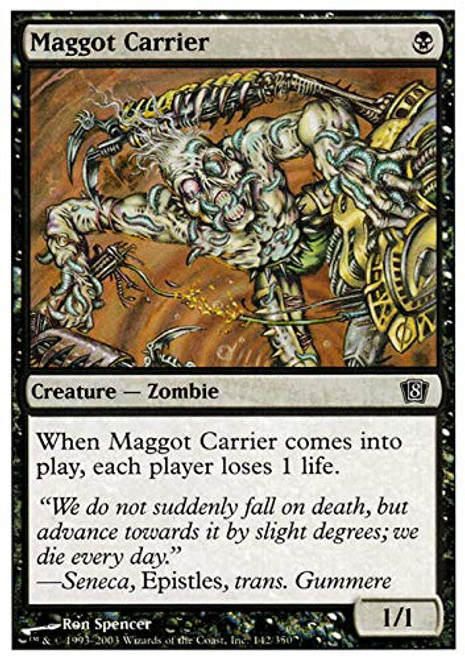 Magic The Gathering - Maggot Carrier - Eighth Edition - Foil Magic The Gathering - Maggot Carrier - Eighth Edition - Foil