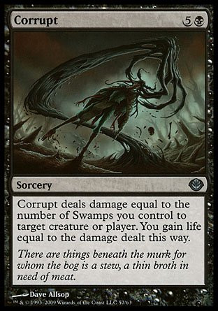 Magic The Gathering - Corrupt - Duel Decks- Garruk vs Liliana