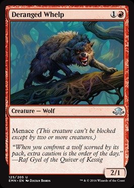 Magic The Gathering - Deranged Whelp -125/205- - Eldritch Moon