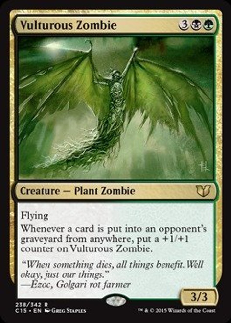 Magic The Gathering - Vulturous Zombie -238/342- - Commander 2015 Magic The Gathering - Vulturous Zombie -238/342- - Commander 2015