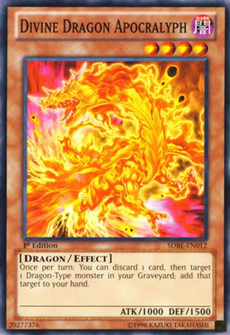 YU-GI-OH - Divine Dragon Apocralyph -SDBE-EN012- - Structure Deck- Saga of Blue-Eyes White Dragon - Unlimited Edition - Common YU-GI-OH - Divine Dragon Apocralyph -SDBE-EN012- - Structure Deck- Saga of Blue-Eyes White Dragon - Unlimited Edition - Common