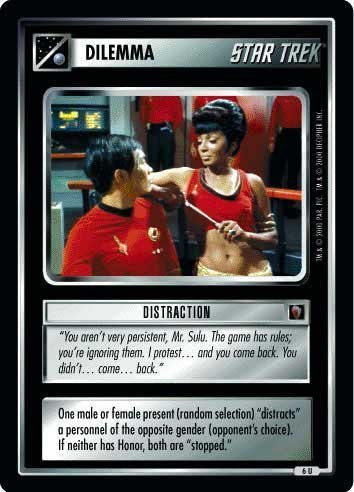 STAR TREK CCG 1E MM MIRROR MIRROR DISTRACTION 6U