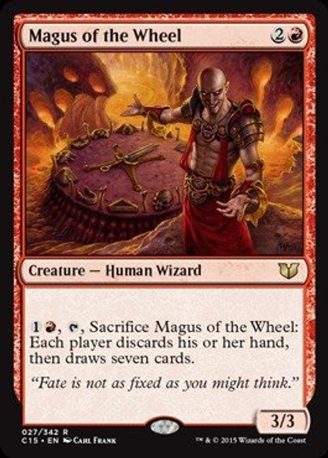 Magic The Gathering - Magus of The Wheel -027/342- - Commander 2015
