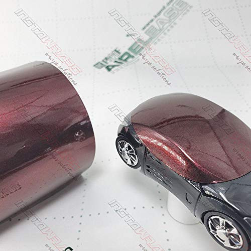 KPMF K75400 Gloss Red/Black Iridescent - K75408 - Vinyl CAR WRAP Film -Sample 3in x 5in-