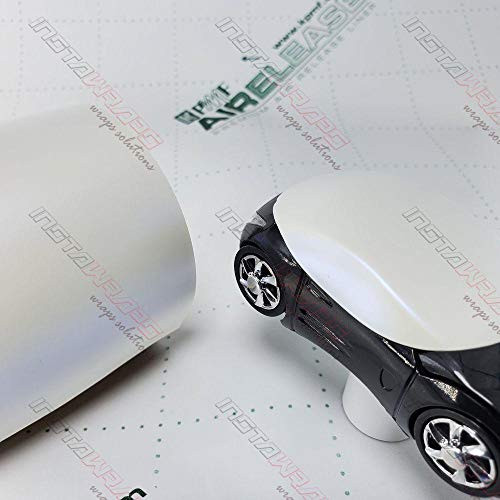 KPMF K75584 Matte White Blue Iridescent 3in x 5in -Sample Size- Vinyl Car Wrap Film