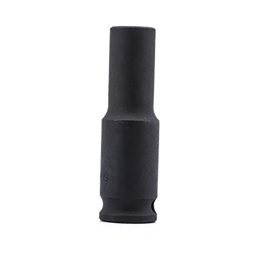 Genius Tools 3/8" Dr. 19mm Deep Impact Socket -CR-Mo- - 346319