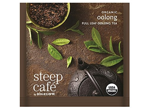 Steep Cafe Organic Oolong Tea Bags by Bigelow, 50 Count Box