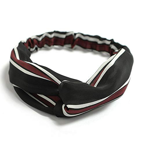 Fashion Turban Cross Knot Head Wrap Bohemian Hairbands Headbands for Women Ladies Headwear Girls Hair Bands-07-