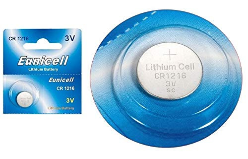 1 Pcs CR1216 CR 1216-3V Eunicell Lithium Button Cell Battery Batteries in Factory Packaging