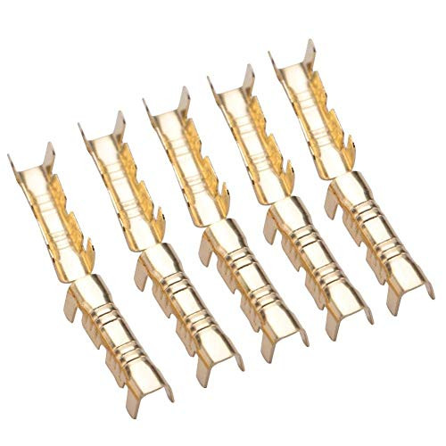 U-Wire Copper Terminal 100pcs Docking Connector Line Pressing Button Quick Wiring Terminals 0.5-1.5mm Square