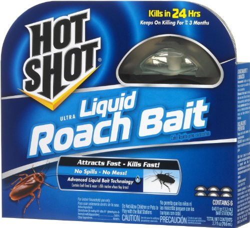 Hot Shot 95789 Mini Ultra Liquid Roach Bait, 3 Packs of 6 Count Hot Shot 95789 Mini Ultra Liquid Roach Bait, 3 Packs of 6 Count