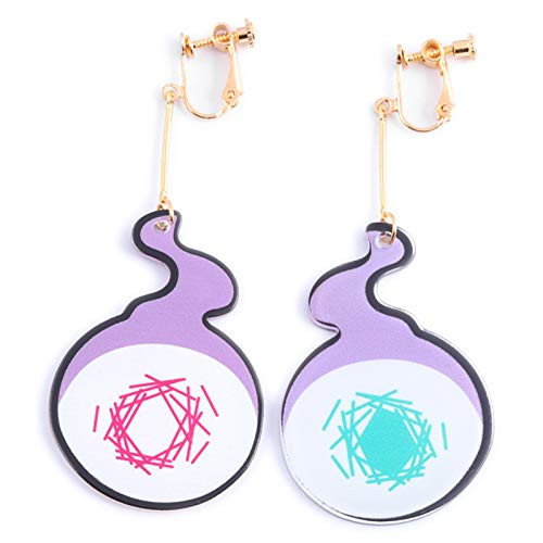 SosoJustgo2 Fashion Toilet Bound Hanako Kun Earrings Acrylic Ear Clip Cosplay Jewelry Gifts-Drop Earrings