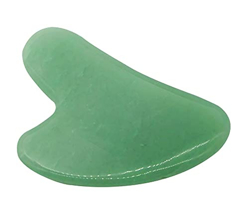 Gua Sha Massage Tool, Gua sha Facial Tool, Natural Gua Sha Jade Stone, GuaSha Tool for Scraping Massage, Crystals and Healing Stones