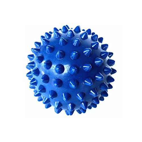 Fineser Spiky Massage Ball - for Deep Tissue Foot, Back, Plantar Fasciitis and All Over Body Deep Tissue Muscle Therapy 6.5cm -Blue- Fineser Spiky Massage Ball - for Deep Tissue Foot, Back, Plantar Fasciitis and All Over Body Deep Tissue Muscle Therapy 6.5cm -Blue-