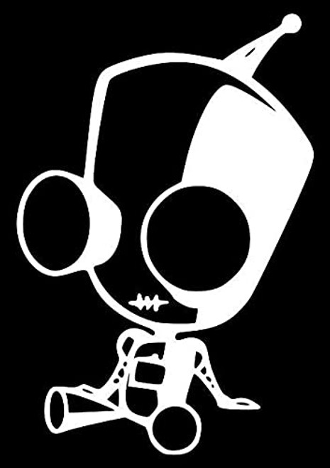 VDC - -White- Invader Zim Vinyl Car/Laptop/Window/Wall Decal