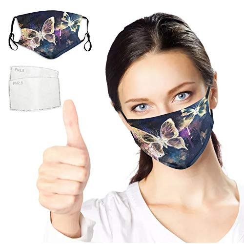 Cloth Face Masks Reusable Leopard Face Masks Washable Reusable Face Covering with Filter for Adult,Mouth Warm Windproof Cotton Mask For Men Women