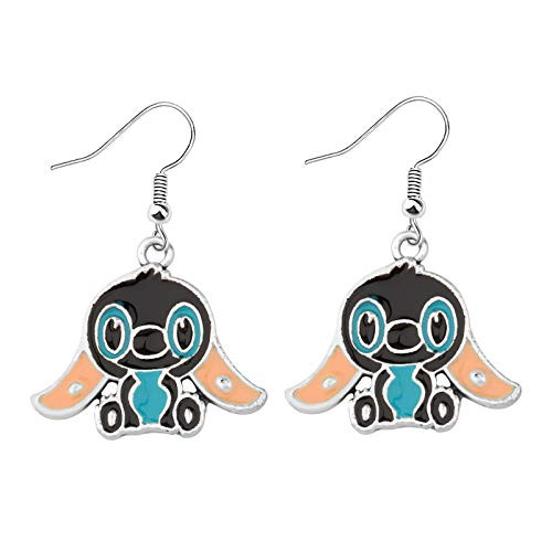 WSNANG Ohana Keychain Ohana Means Family Hibiscus Flower Charm Keychain Hawaiian Ohana Gift Lilo Stitch Jewelry Gift for Family Best Friends?Stitch Earrings? WSNANG Ohana Keychain Ohana Means Family Hibiscus Flower Charm Keychain Hawaiian Ohana Gift Lilo Stitch Jewelry Gift for Family Best Friends?Stitch Earrings?