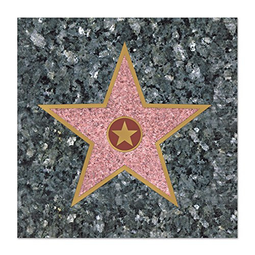 Beistle Star Beverage Napkins, Multicolor