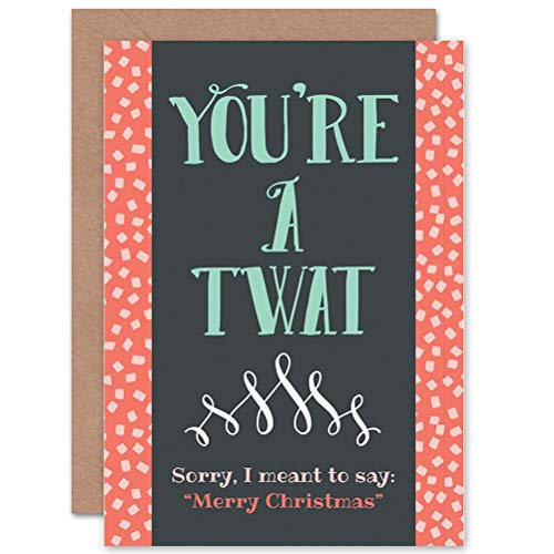 Wee Blue Coo Alternative Christmas Xmas Insult Adult Humour Funny Sealed Greeting Card Plus Envelope Blank Inside Wee Blue Coo Alternative Christmas Xmas Insult Adult Humour Funny Sealed Greeting Card Plus Envelope Blank Inside