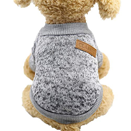 Blackzone Winter Warm Woolen Yarn Dog Sweater Pullover Cat Jacket Coat Pet Clothes Supply Fun Grey M Blackzone Winter Warm Woolen Yarn Dog Sweater Pullover Cat Jacket Coat Pet Clothes Supply Fun Grey M