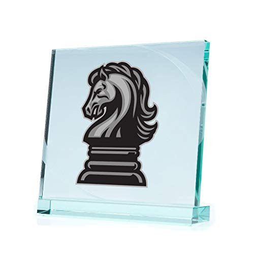 Stickers Decal Horse The Knight Chess Motorbike Vehicle Weatherproof G -3 X 1.93 Inches-