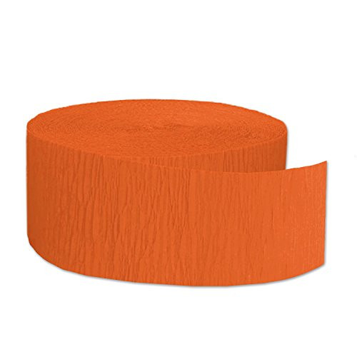 FR Festive Crepe Streamer -orange- Party Accessory  -1 count- -1/Pkg-