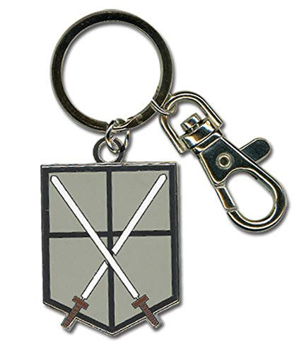 Great Eastern Entertainment Attack On Titan 104th TraineES Squad Emblem Keychain